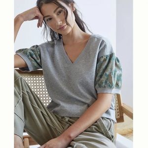 Anthropologie Puff Sleeve Shirt